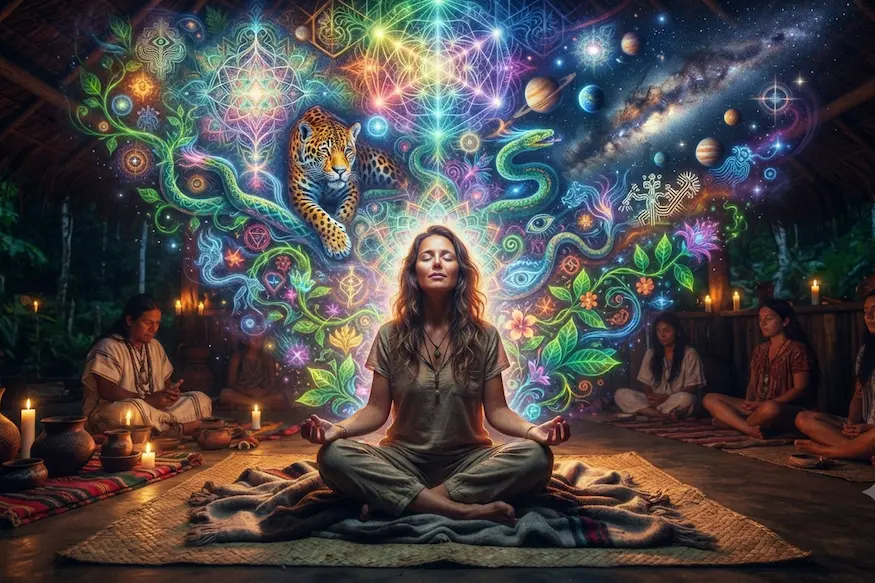 Common visual experiences when taking ayahuasca