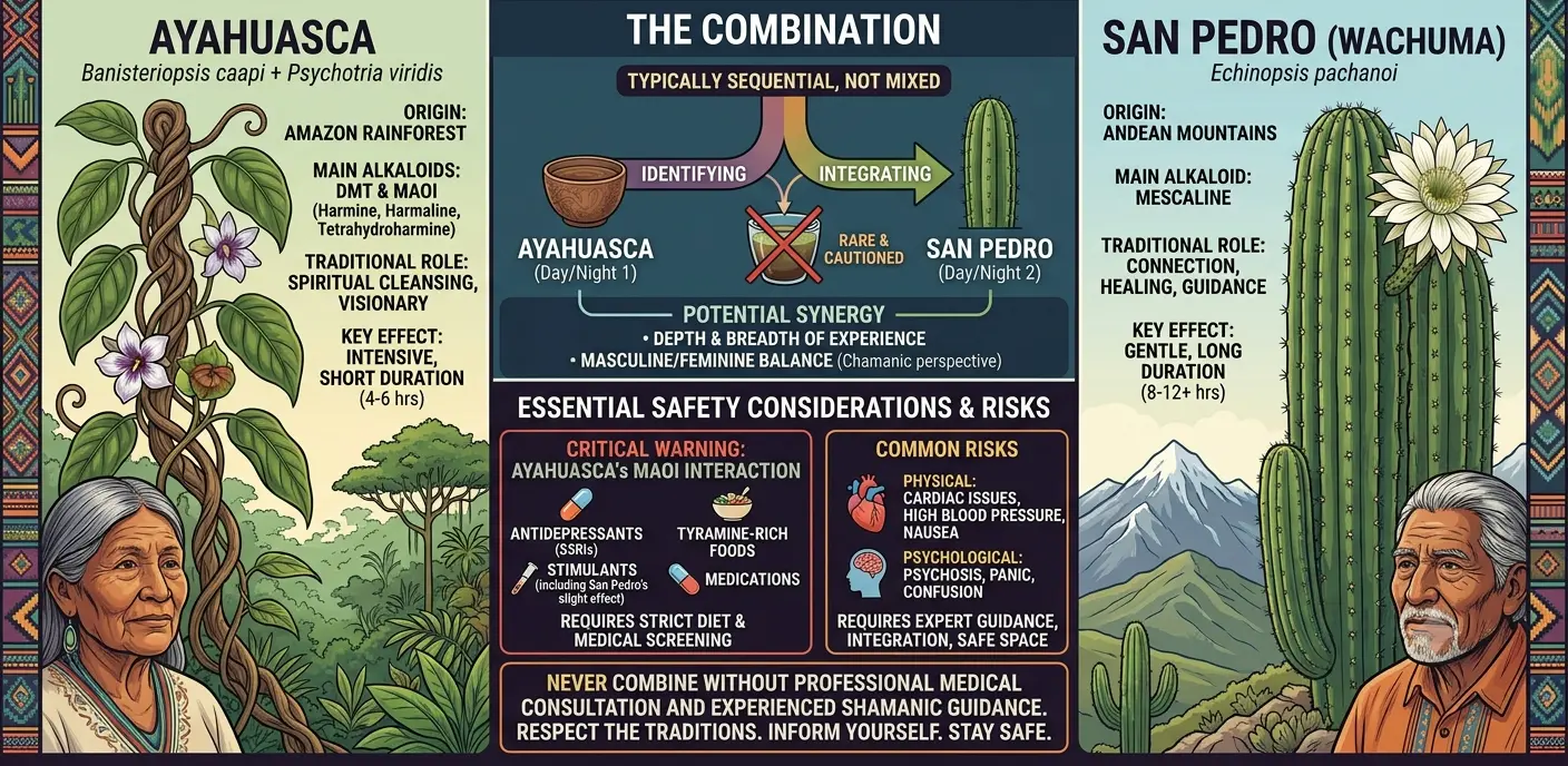 How Are Ayahuasca and San Pedro Different