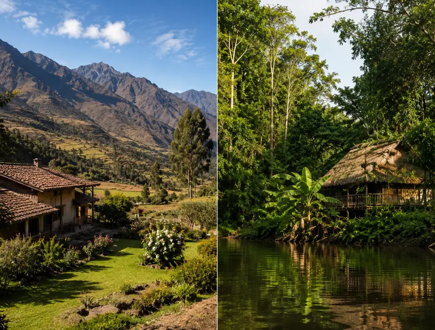 ayahuasca-retreat-cusco-vs-iquitos-landscape-comparison