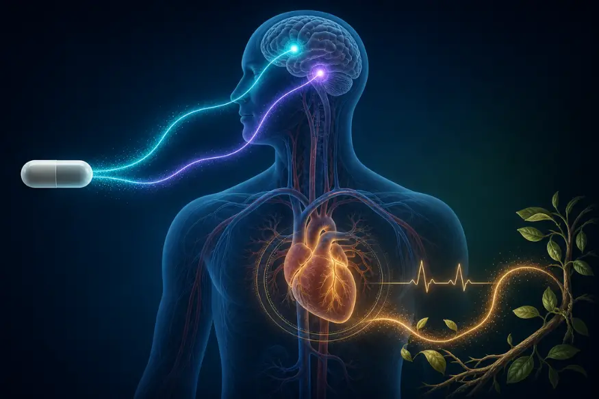 Ayahuasca and SNRIs effects on the brain, heart and blood pressure