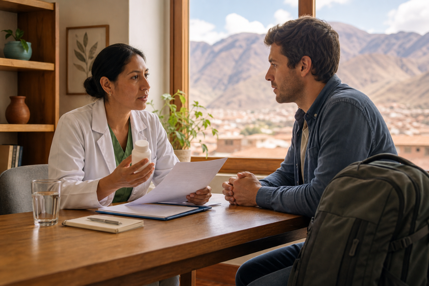 Medical consultation about ayahuasca and SSRI antidepressant use